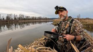 Cooking Venison in the Duck Blind