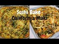 Sushi bake recipe  california maki  jrs kitchen 