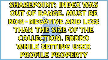 Index was out of range. Must be non-negative and less than the size of the collection. errro...