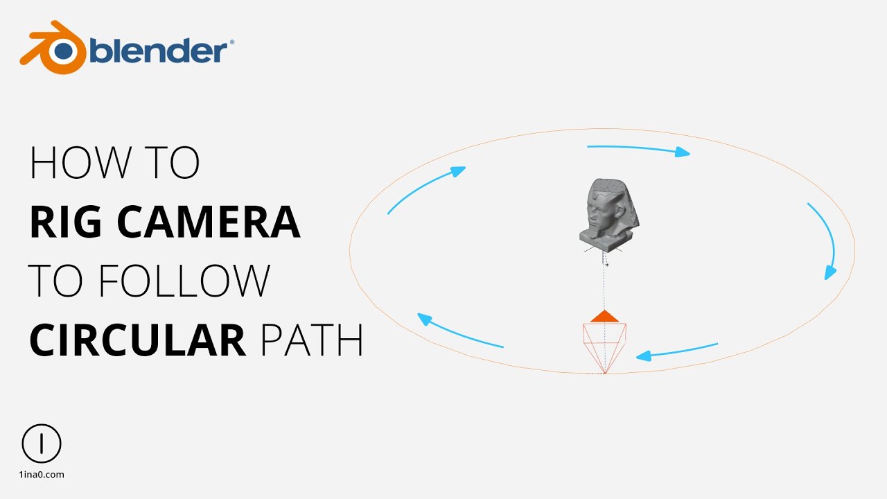 Blender | How to rig camera to follow circular path - YouTube
