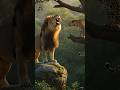 Lion vs Leopard… Until the Storm Hit! 😲 #aistory #shorts