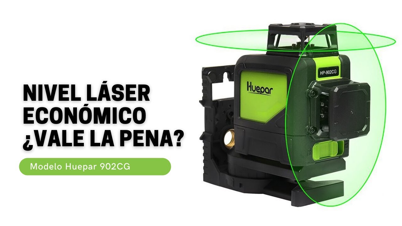 Nivel laser economico, Huepar 902CG ¿Vale la pena? 