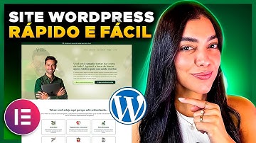 Como CRIAR UM SITE com WordPress e Elementor Free [Adaptando um Template]