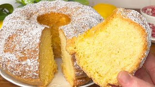 Savoie Biscuit / Cake: NO FLOUR, NO GLUTEN: 4 Ingredients! / A French Classic ♥