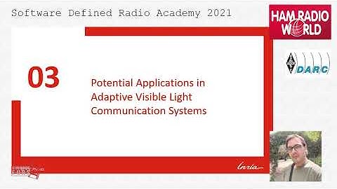 SDRA2021 - 02 - Antonio Constanzo: Full duplex visible Light Communication Platform based on GNU-R.
