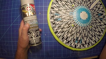 1/350 scale star trek enterprise refit Aztec masking - Paint test Part 7