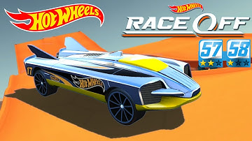 HOT WHEELS RACE OFF – New Car Speed Slayer – Gameplay #25 – Set 6 High Speed - Levels 57 and 58
