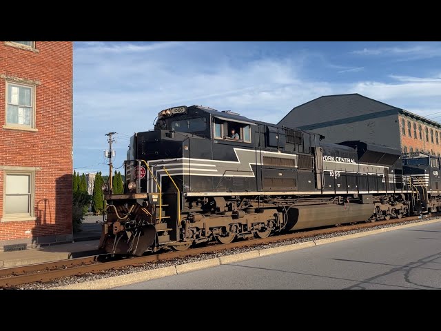 NS 1066 The New York Central ￼Heritage Unit leading 591 on the NS