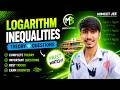 Logarithmic Inequalities One Shot | PYQs + Smart Trick | JEE Main/Advanced + NIMCET #logarithm #fyp