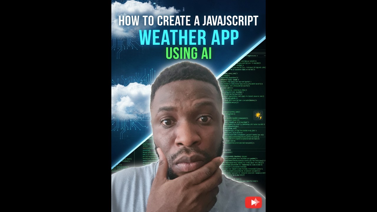 How to create a javascript weather app using Ai - YouTube