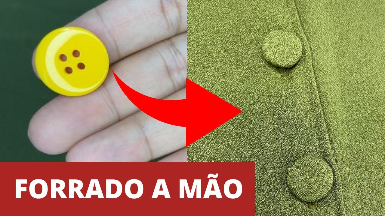 Como forrar botão manualmente  - Dica simples e descomplicada | Gisele Maués