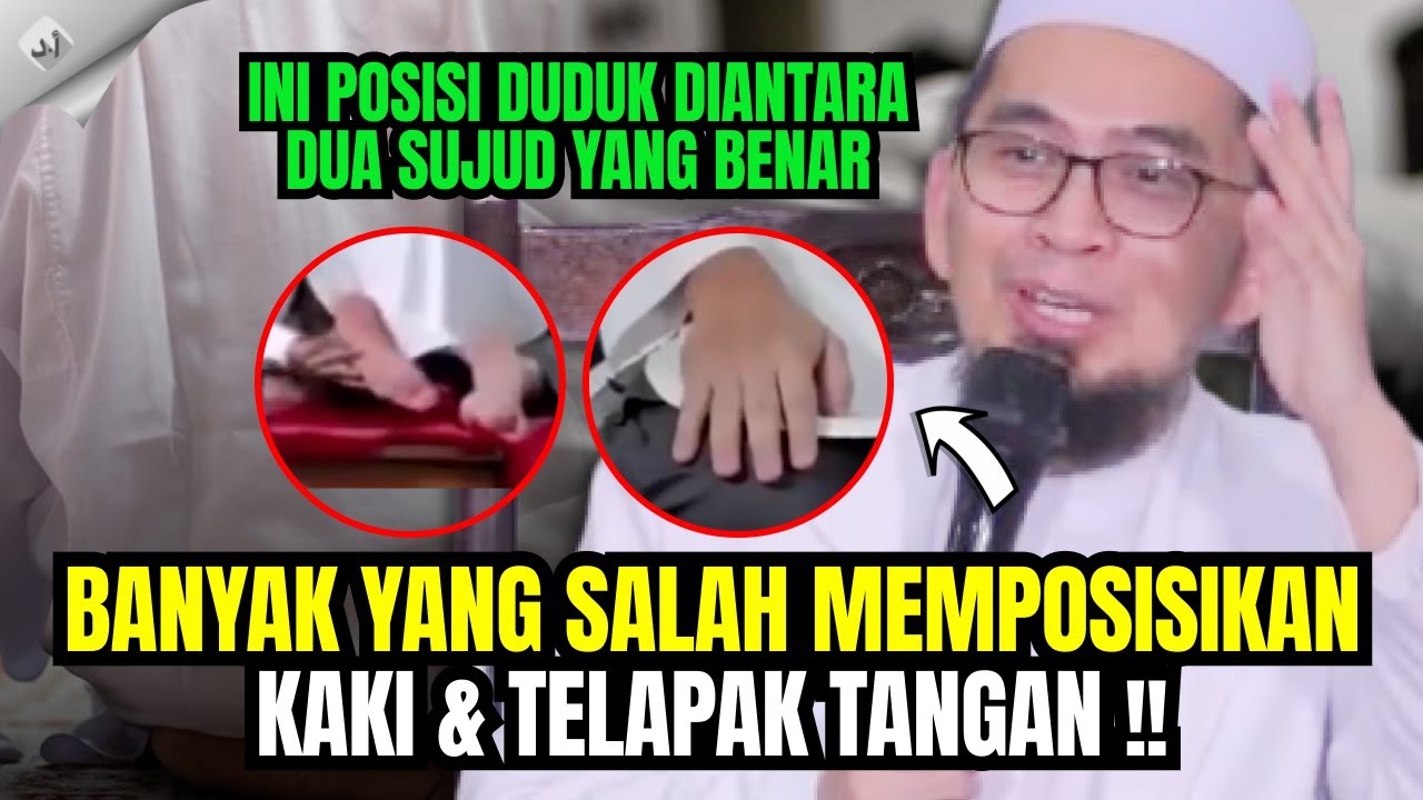 UAH: JANGAN PERNAH POSISIKAN TANGANMU SEPERTI INI SAAT DUDUK DIANTARA 2 SUJUD