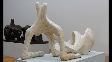 Describing what you see: Sculpture (Henry Moore, Reclining Figure)