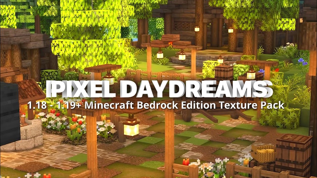 MCPE Aesthetic Texture Pack | Pixel Daydreams 1.18 - 1.19+ | No lag ...