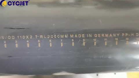 CYCJET High-speed Fiber Fly Laser Marking Machine for PVC Pipe Tube Automatic Ruler Marking Solution