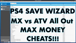 [PS4] MX vs ATV All Out - MAX MONEY CHEAT - PS4 Save Wizard | 1080p 60FPS HD