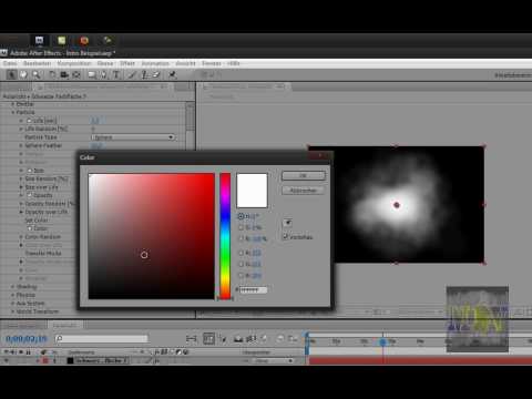 Adobe After Effects CS4 Tutorial ,, Polar/Nordlicht mit Trapcode Particular" 720p