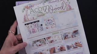 Acorn Wood Collection from Hunkydory Crafts