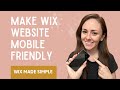 How to Make Wix Website Mobile Friendly