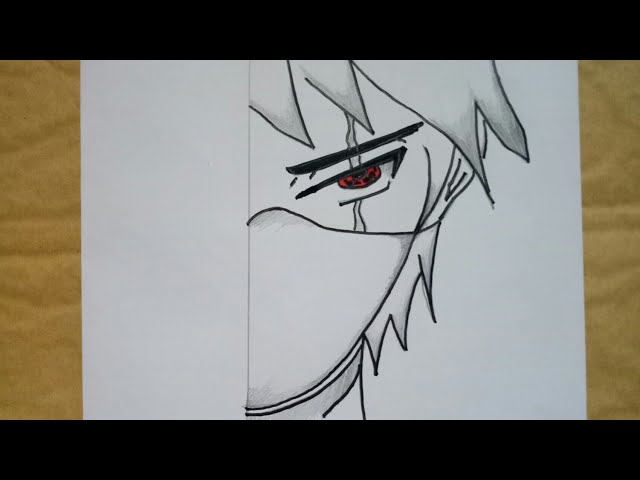 Como Desenhar O Kakashi  Sketsa, Gambar tokoh, Gambar anime