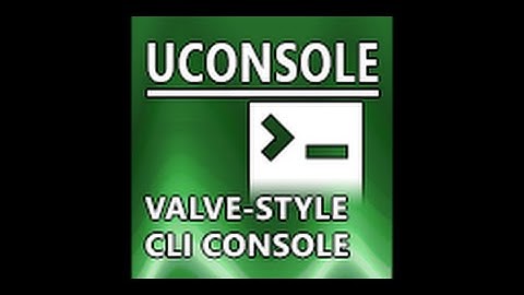 UConsole, cheat command console for Unity - Getting Started