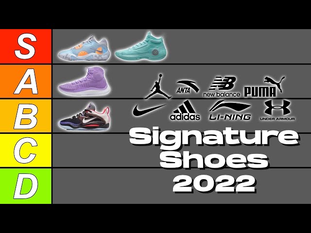 Ranking All Signature Shoes on a Tier List - Best Basketball Shoes of 2022!  - YouTube