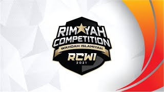 RCWI 2021 - RIMAYAH COMPETITION WAHDAH ISLAMIYAH