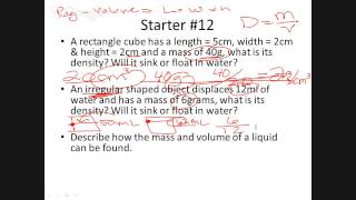 Unit #2 Starter #12