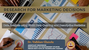 Data Analysis using SPSS: Data Cleaning and Descriptive Statistics