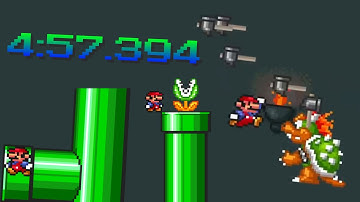 Super Mario Bros. Any% All-Stars Speedrun in 4:57.394