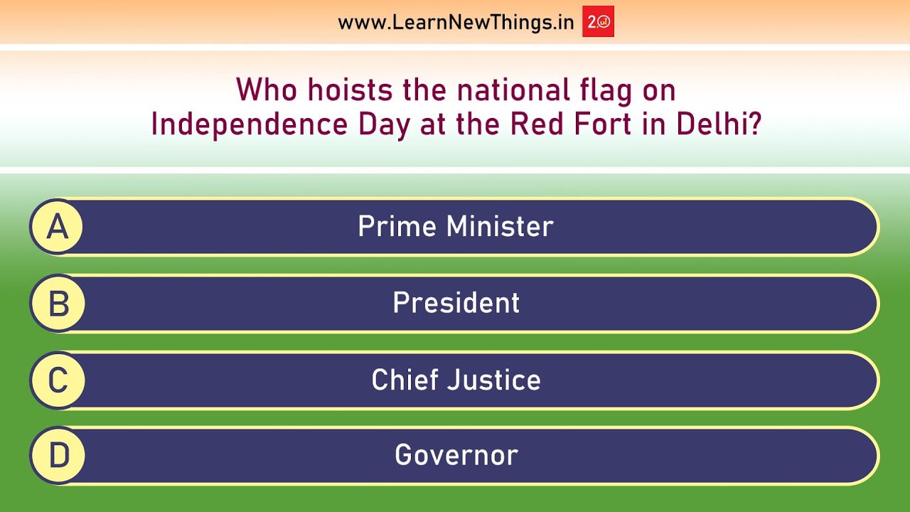 50 Independence Day Questions | India GK Quiz | Very Important Multiple ...