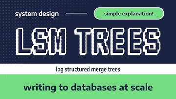 LSM Trees | Writing to databases at  scale