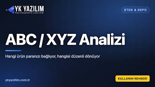 Abc Ve Xyz Analizi Nedir? Yk Portal Erp Stokta Hangi Ürüne Odaklanmalı?