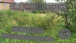 Huge Abandoned Garden Transformation - Father & Son Makeover Timelapse - @DIY Journey