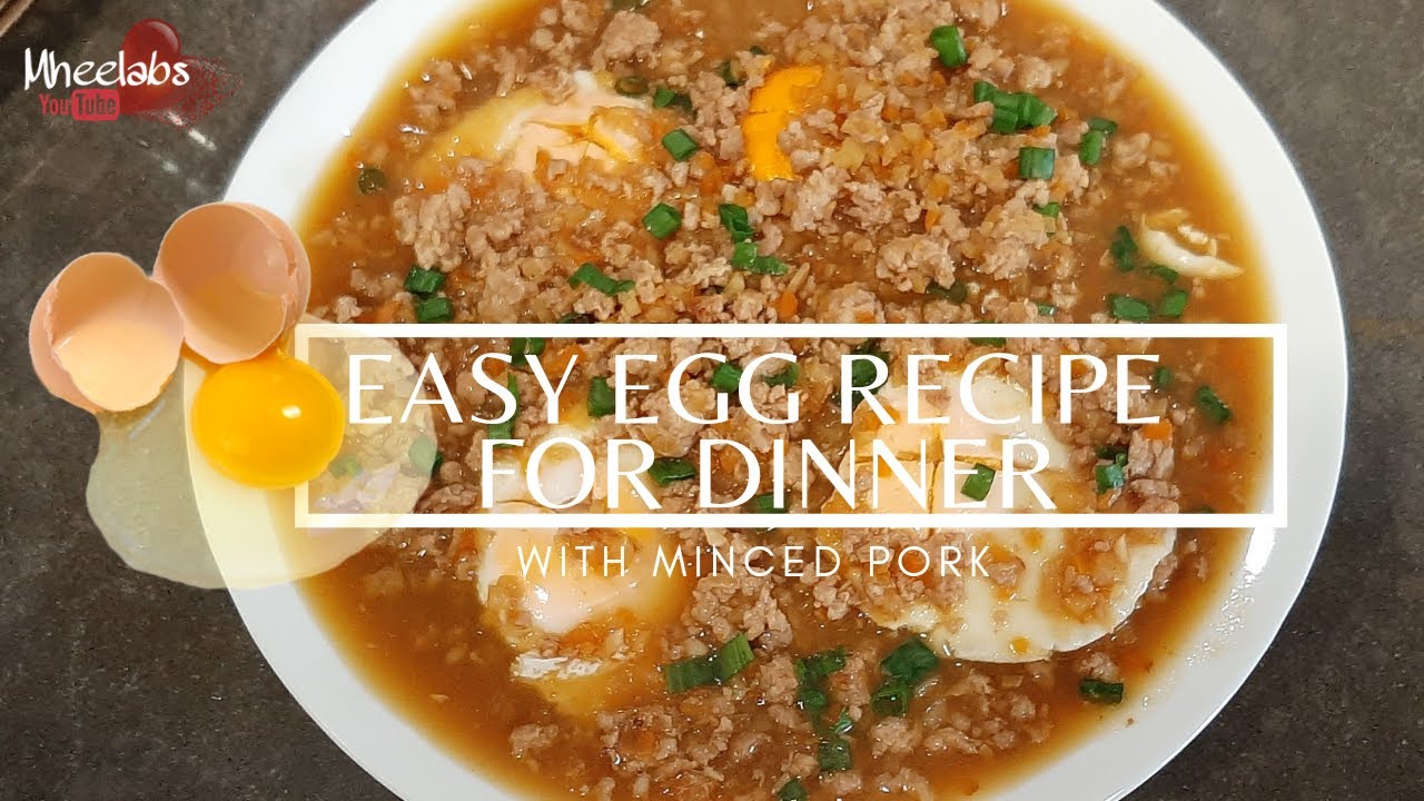 EASY EGG RECIPE FOR DINNERsimple delicious by mheelabs YouTube