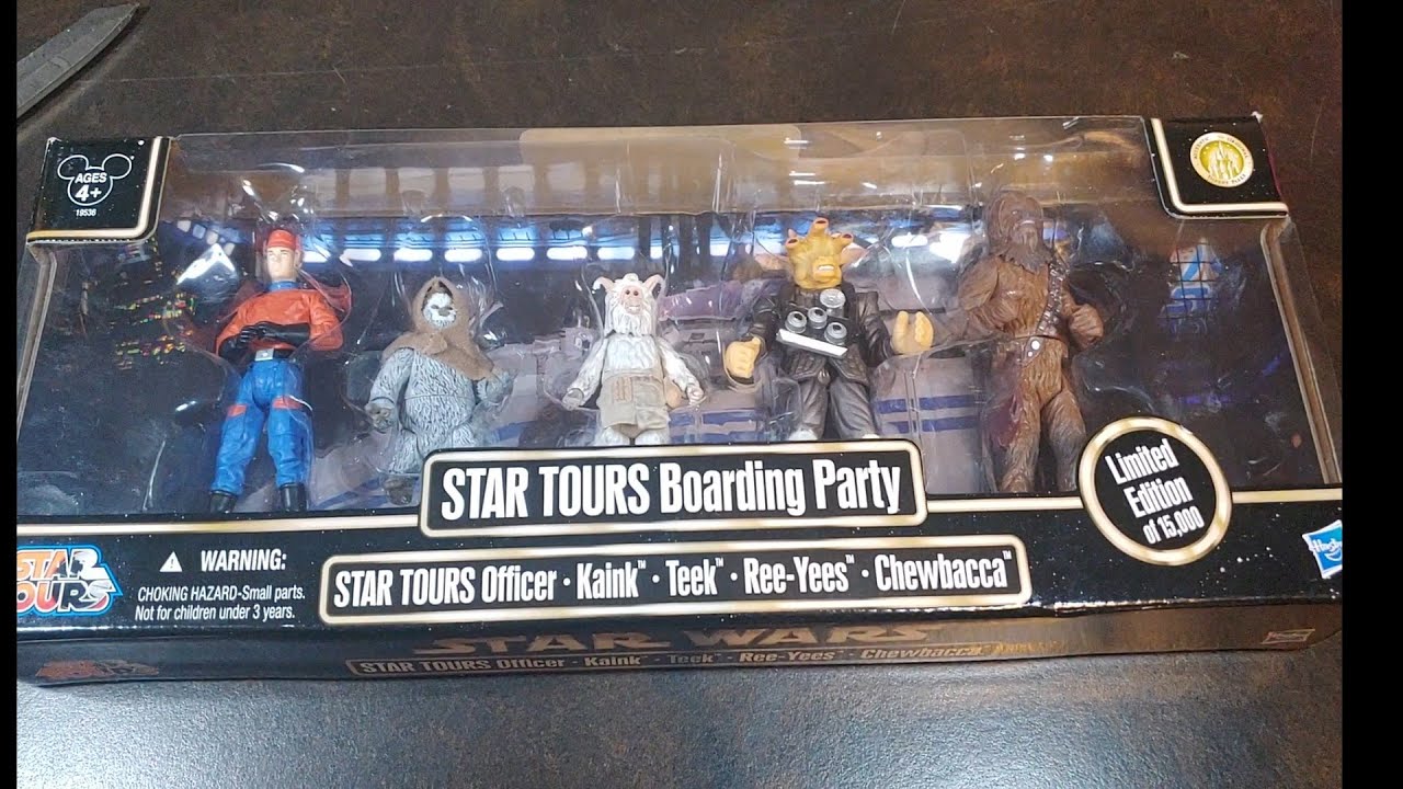 Star Tours Boarding Party Disney Star Wars Exclusive - YouTube