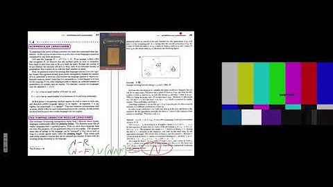Theory of Computation, Lecture 12 (of 22), Professor Gabriel Robins (2017)