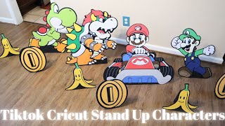 Stand up Characters | Tiktok Cricut | Cricut Projects with Cardstock by Brittany Coriece 4,273 views 3 years ago 2 minutes, 21 seconds
