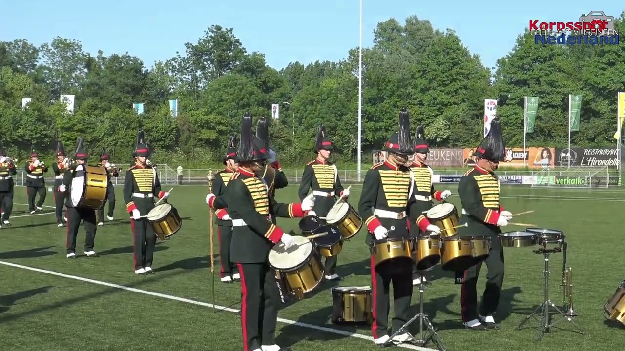 Jachthoorn  en Trompetterkorps Edelweiss tijdens MHM Festival Finale 2023