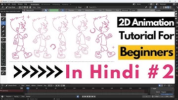 (Hindi) Blender 2D Animation Tutorial For Complete Beginners Part 2 | Blender 2d Animation In Hindi