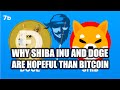 Why do SHIB or DOGE appear to be more hopeful than Bitcoin (BTC)?
