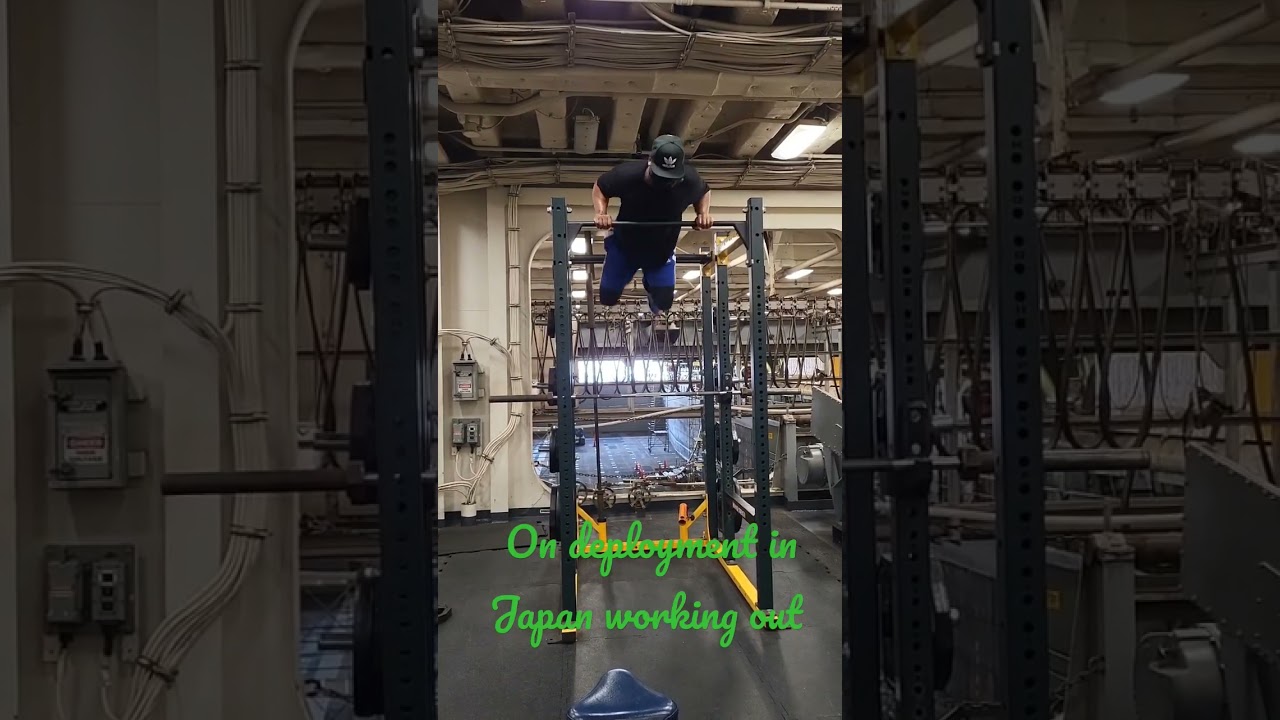 on deployment in Japan working out 