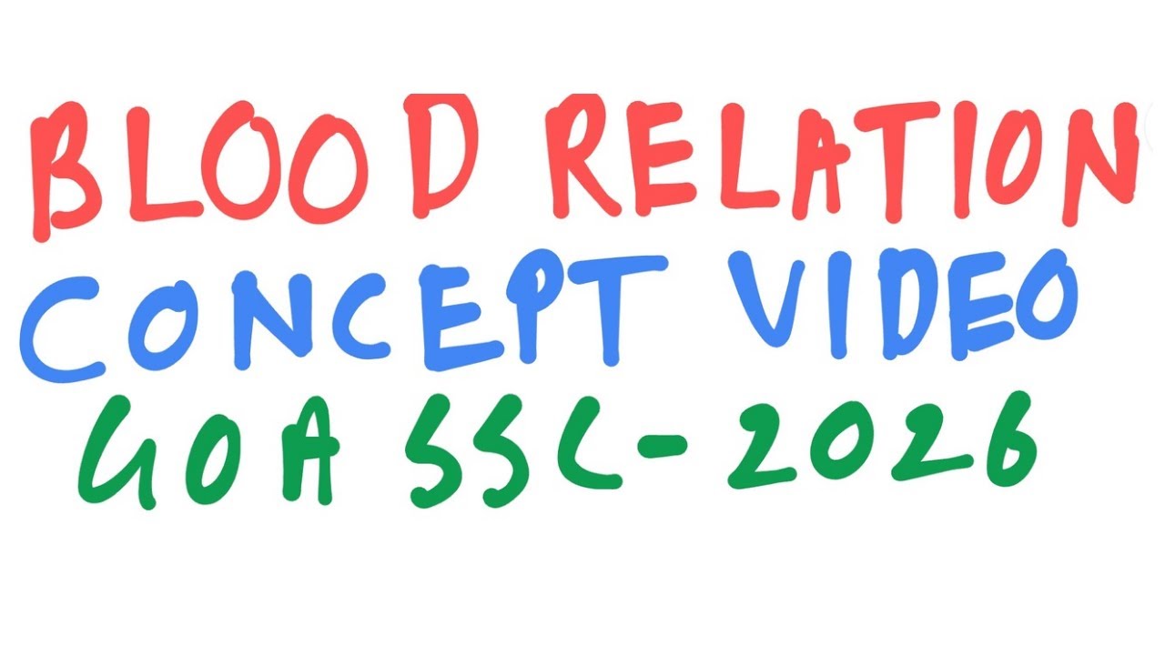 TOP NOTCH BLOOD RELATION BASICS🔥👑|GSSC REASONING 2026| GSSC CBT 1, CBT 2| GSSC REASONING PLAYLIST