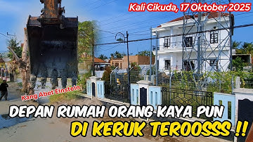 Lapor KDM ‼️ Depan Rumah Orang Kaya Di Keruk Terus Oleh Excavator Gesit ‼️
