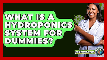 What Is A Hydroponics System For Dummies? - Earth Science Answers