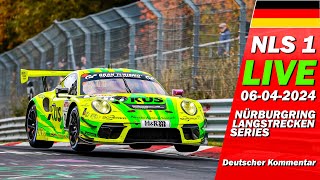 LIVE: Nürburgring NLS 2024 Rennen 1 | 🇩🇪 Saison Start! 64. ADAC ACAS Cup | Langstrecken Serie 2024