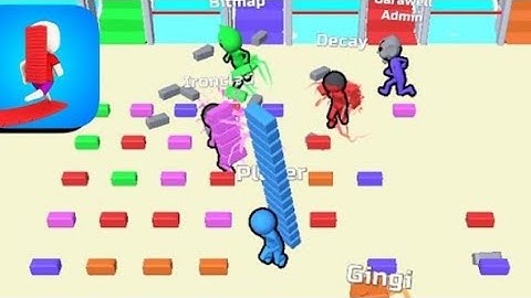 Bridge Race - All Levels Gameplay Android iOS level ( 1 To 10 )