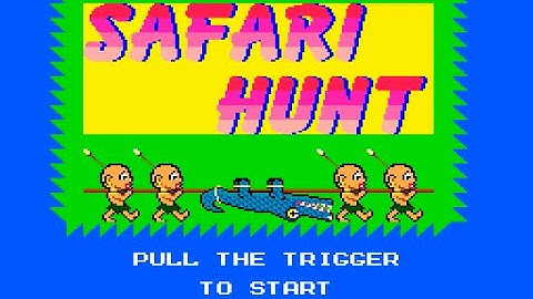 Safari Hunt - Master System (1986)