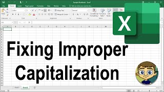 Fixing Improper Capitalization in Excel Using the Proper Function