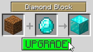Minecraft, But You Can Upgrade Any Item...